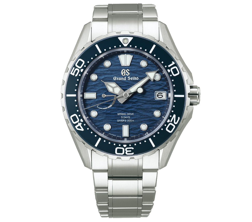 Grand Seiko Spring Drive SBGA003 Black Men's Watch [Used